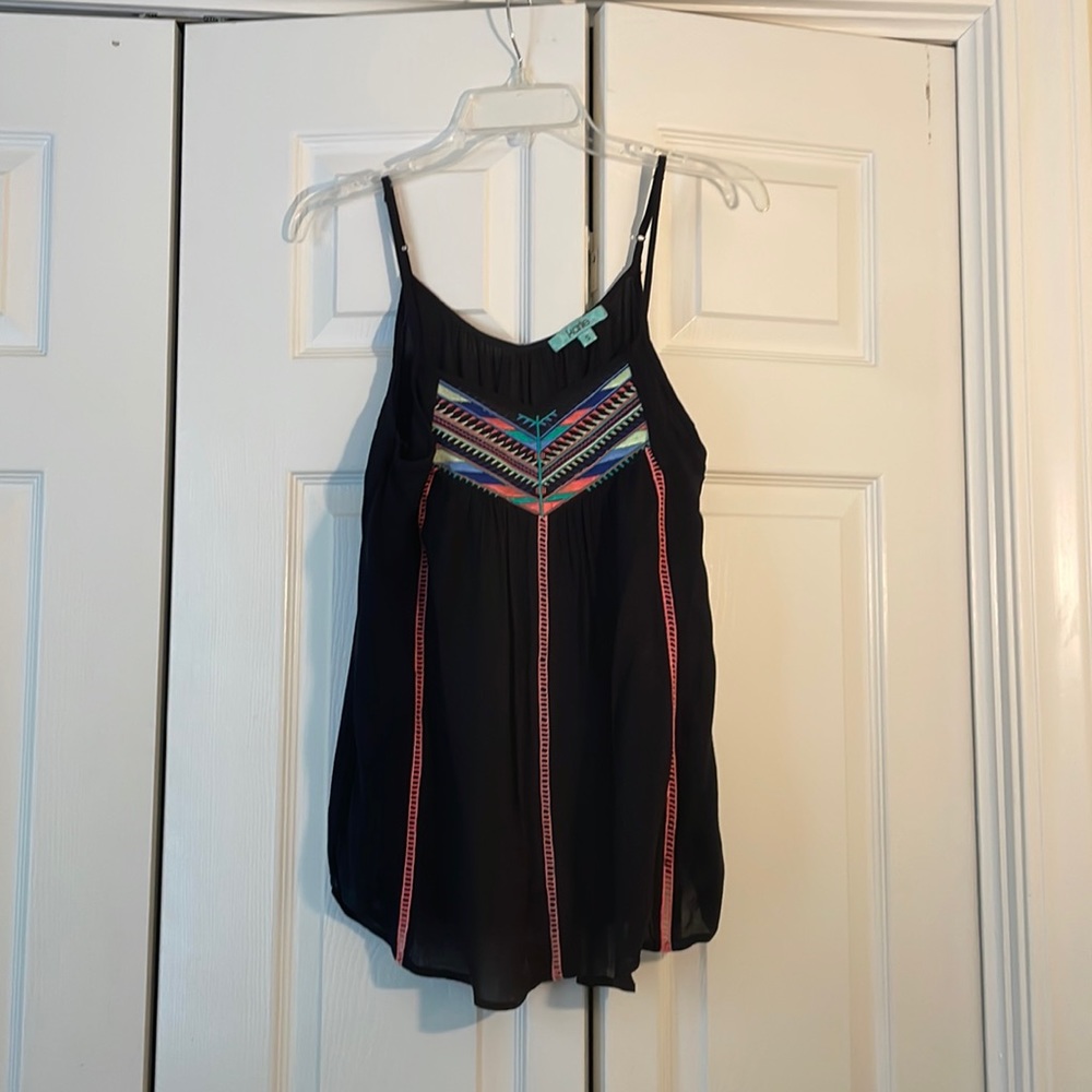 Karlie embroidered tank top